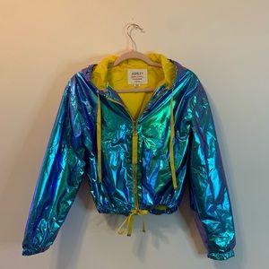 80s style Metallic sport jacket